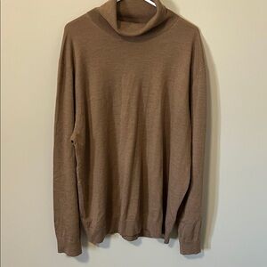 Banana Republic 100% Merino Wool Men’s Mock Casual Comfy Turtleneck Size XXL